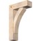 Ekena Millwork Thorton Block Smooth Bracket w/ Offset Brace, Douglas Fir, 7 1/2"W x 24"D x 36"H BKT0806X24X36THR05SDF - alternate 1